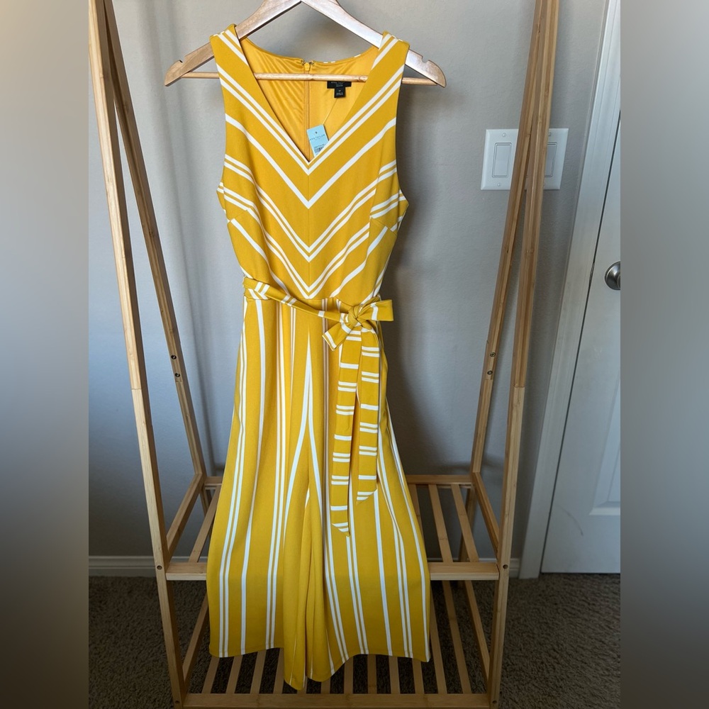 *NWT* Ann Taylor striped jumpsuit